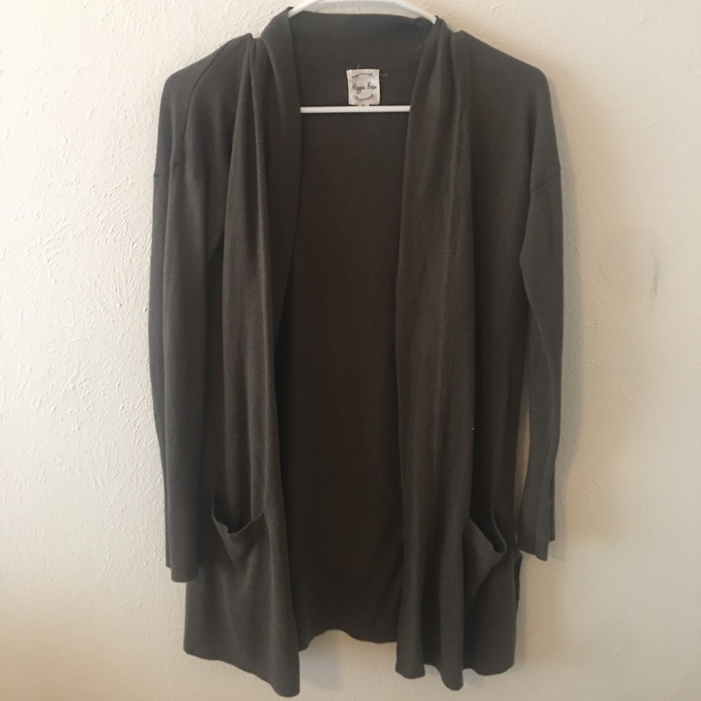 Green Long sleeve cardigan